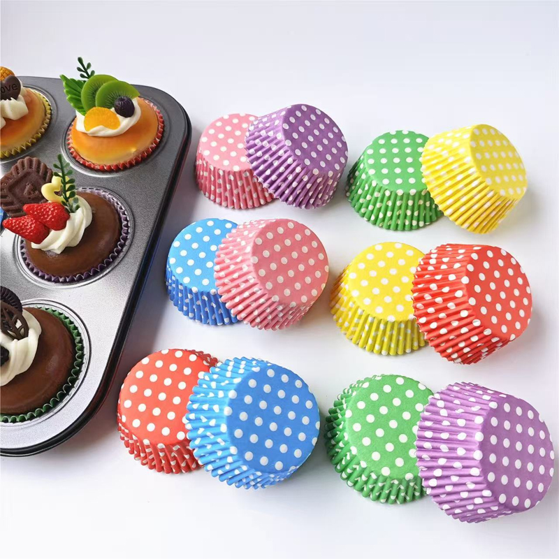 Kitchen Baking Paper - 100 doublures en papier à pois