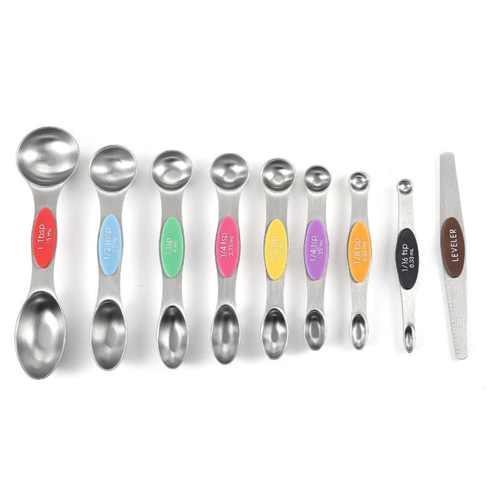 Kitchen Glass Baking Set - Ensemble de cuillères à mesurer magnétiques