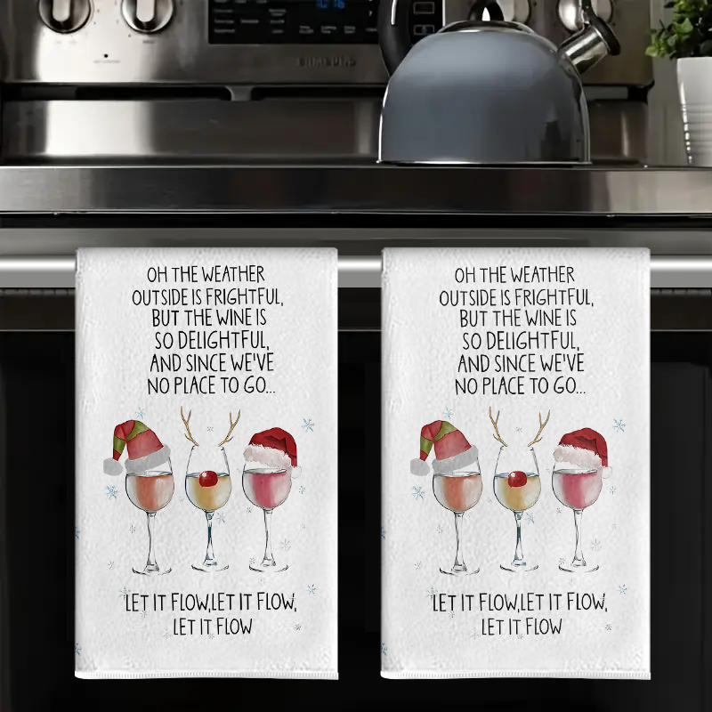 Kitchen Glass Baking Set - 2 pièces, serviettes de cuisine à
