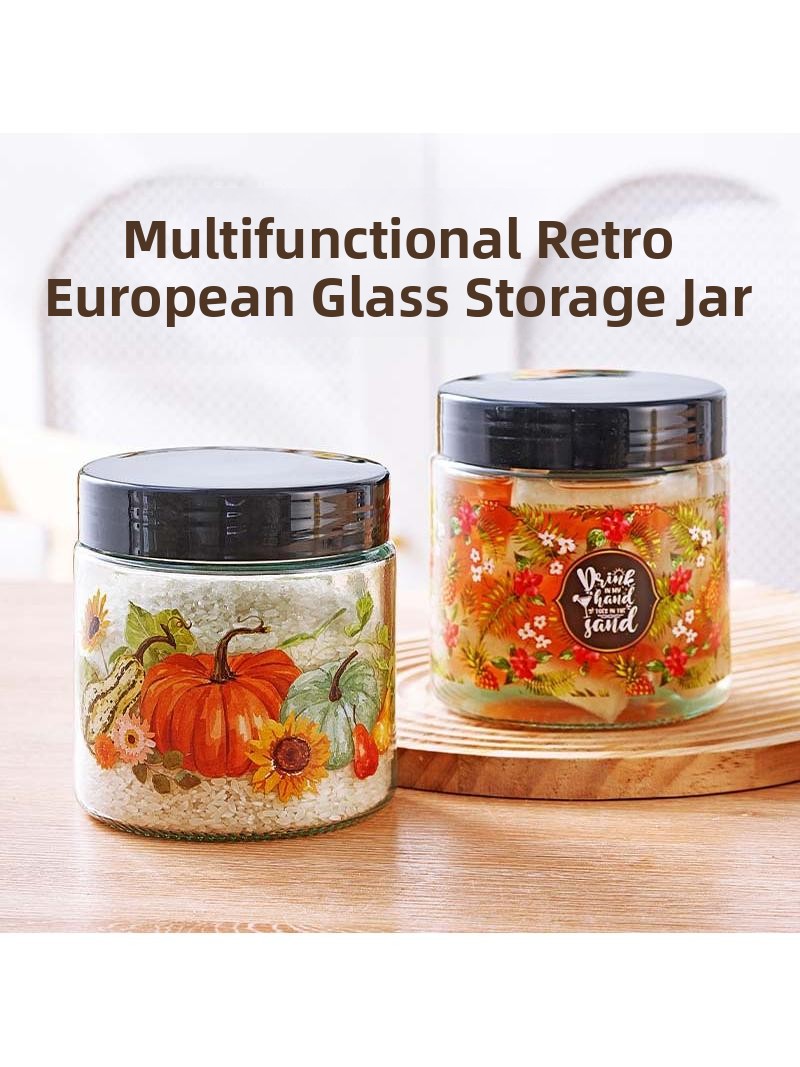 Kitchen Baking Canisters - Pot de conservation en verre épaissi