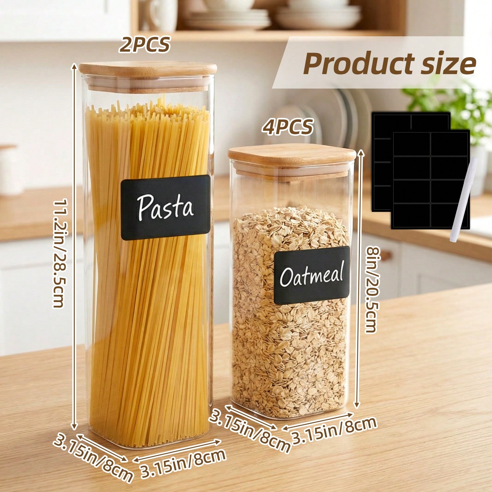 Contenants de stockage aliment - Kitchen Baking Canisters avis et prix