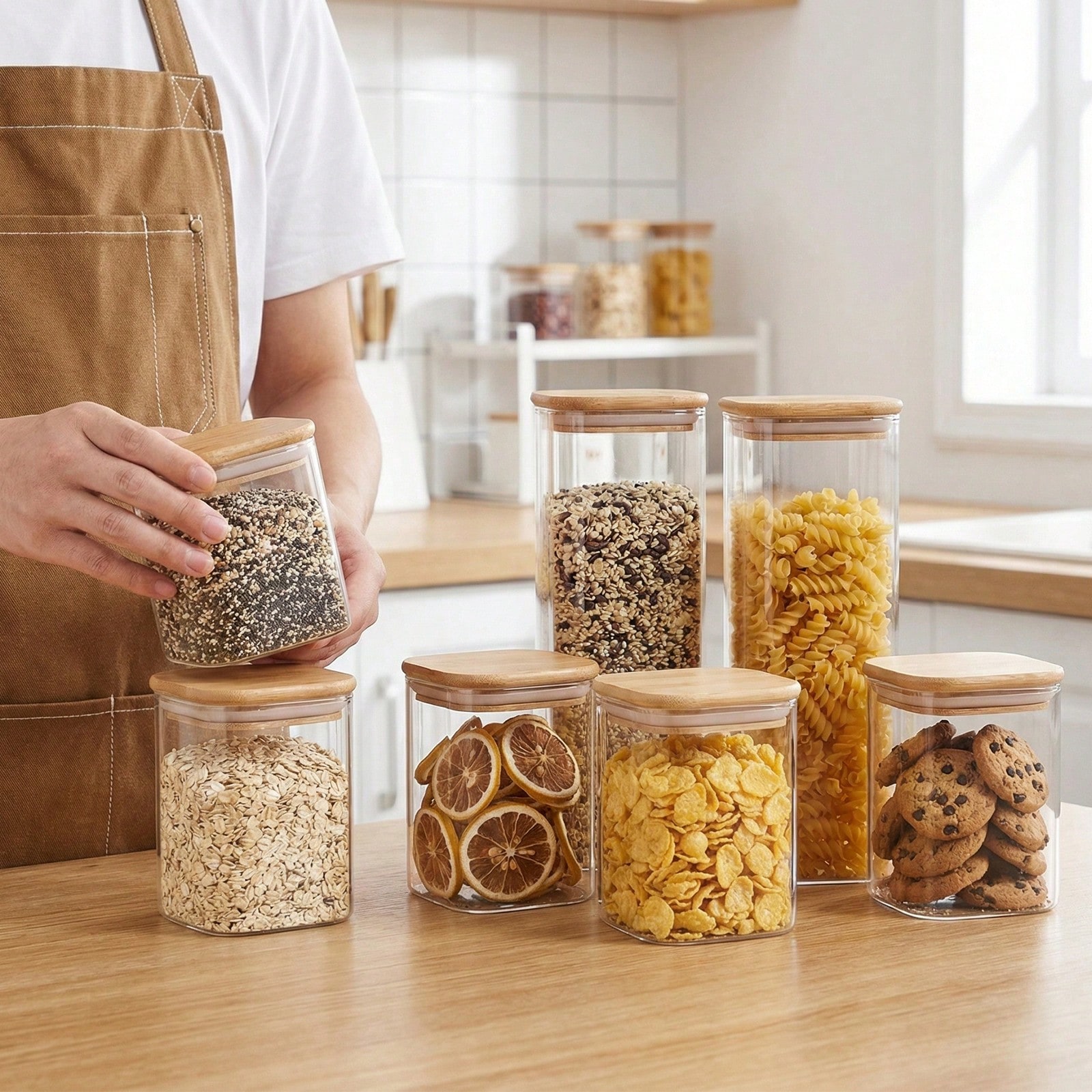 Contenants de stockage aliment - Kitchen Baking Canisters avis et prix