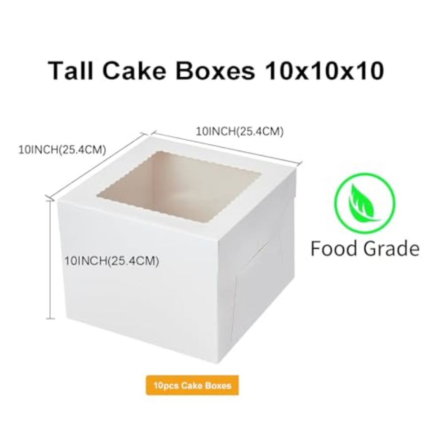 Lot de 10 boîtes à gâteaux 10x - Decorating Tip Set avis et prix