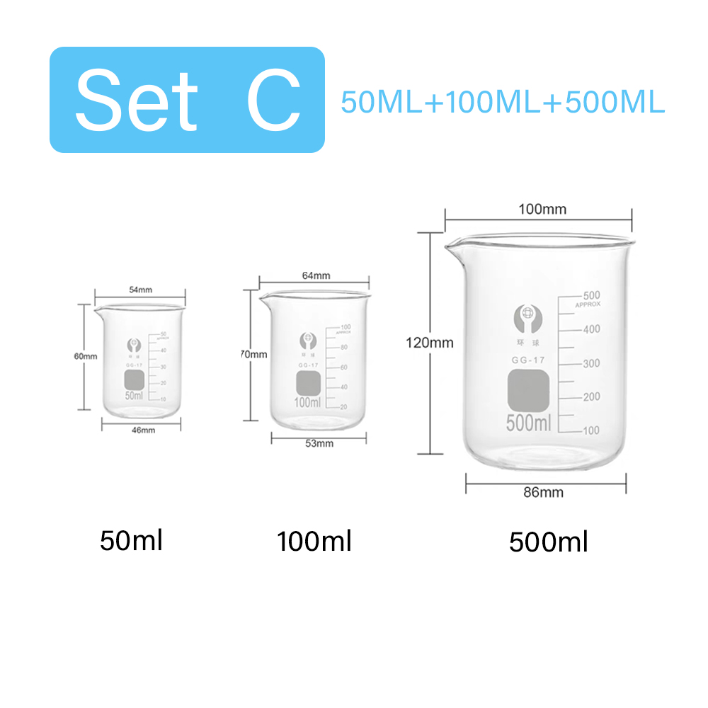 Lot de 3 tasses à mesurer en v - Kitchen Glass Baking Set avis et prix