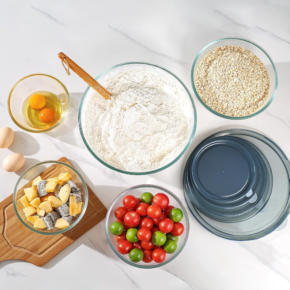 Ensemble de 5 bols à mélanger  - Kitchen Glass Baking Set avis et prix