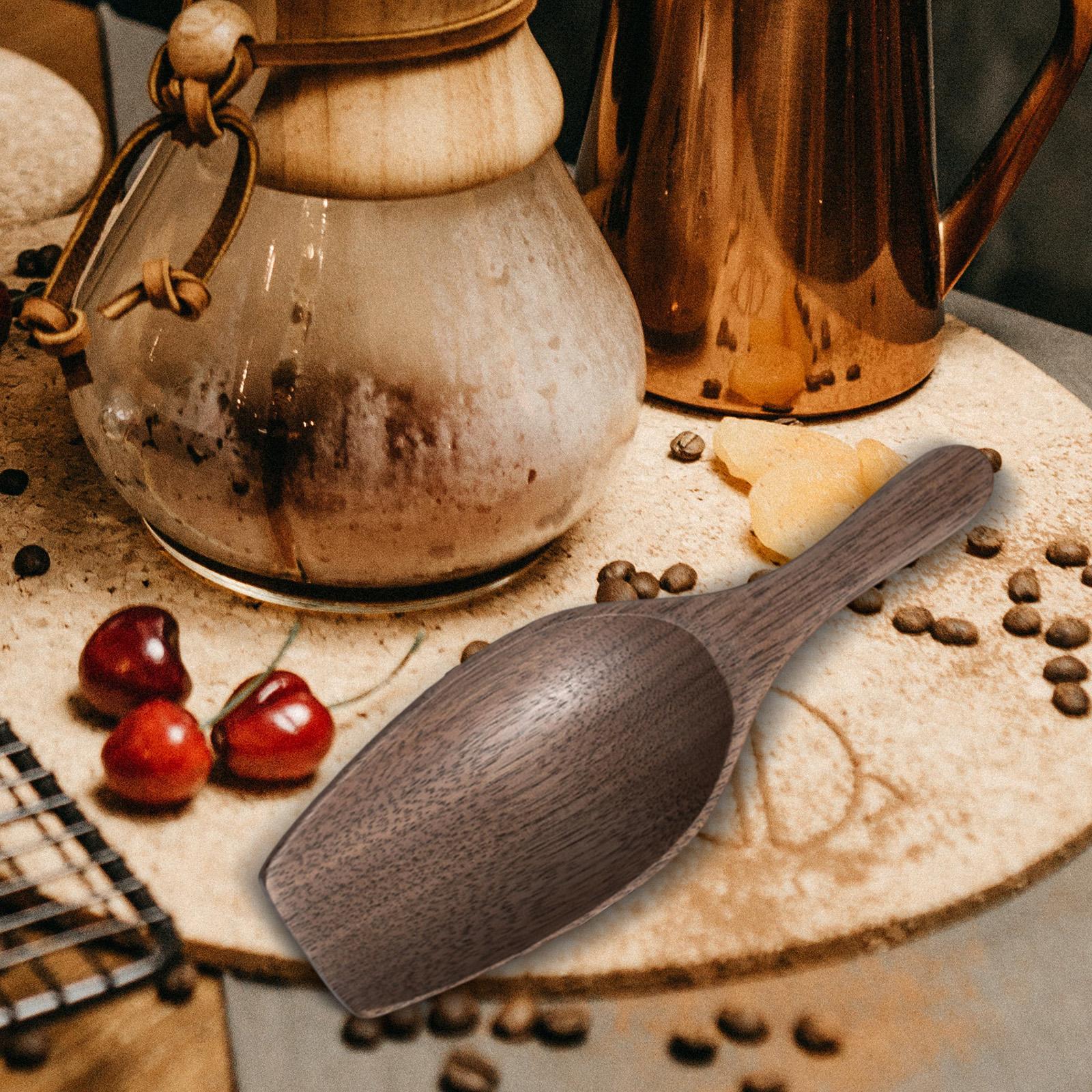 Cuillère doseuse en bois massi - Kitchen Baking Canisters avis et prix