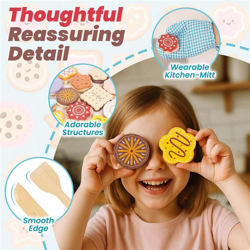 WOWFU-Ensemble de jouets en bo - Kitchen Kids Baking Set avis et prix