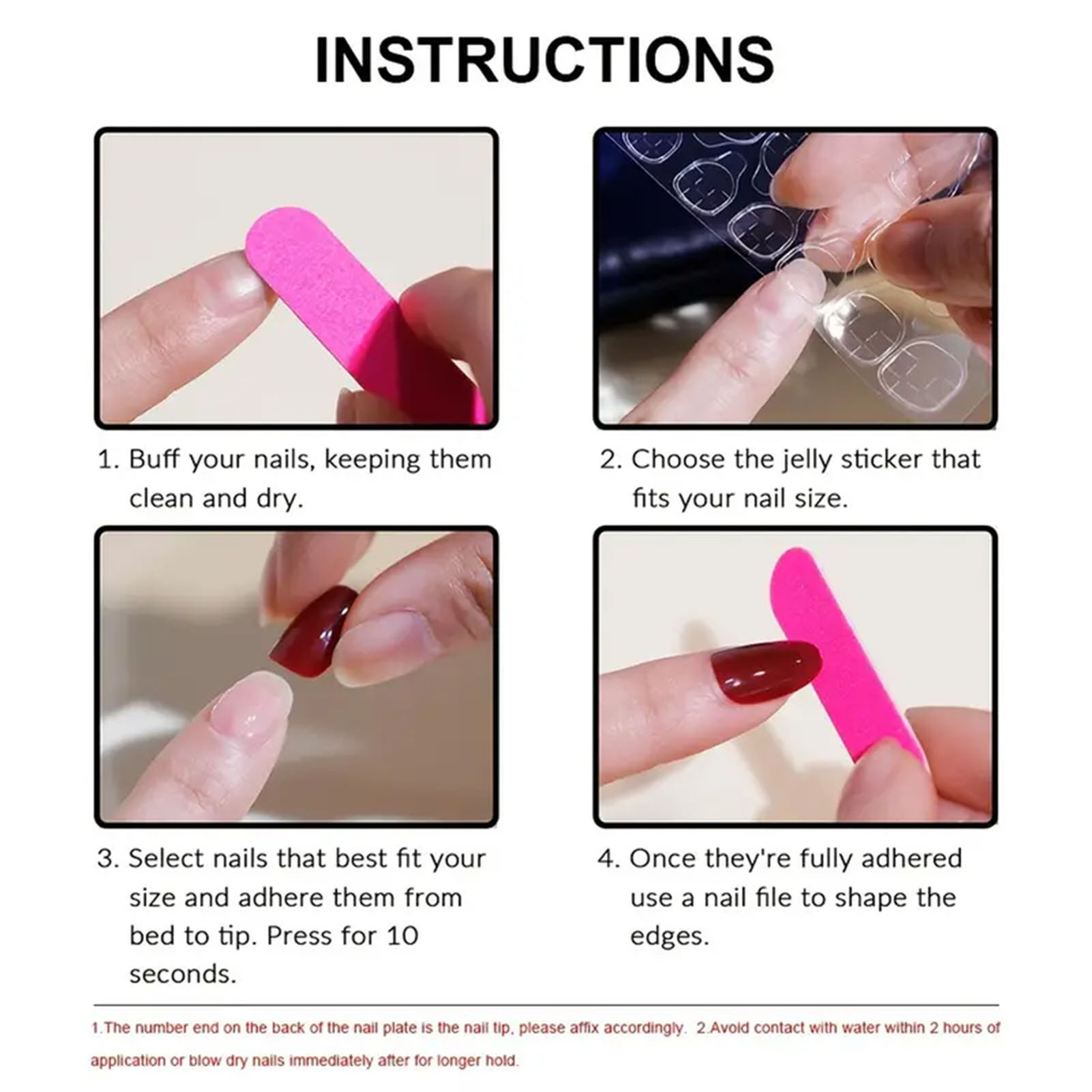 Faux ongles à presser pour fem - Decorating Tip Set avis et prix