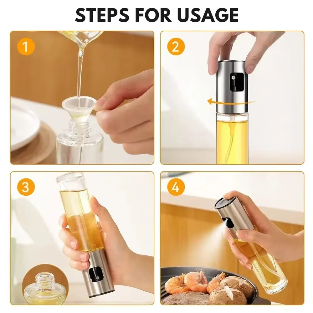 Pulvérisateur d'huile en verre - Kitchen Glass Baking Set avis et prix