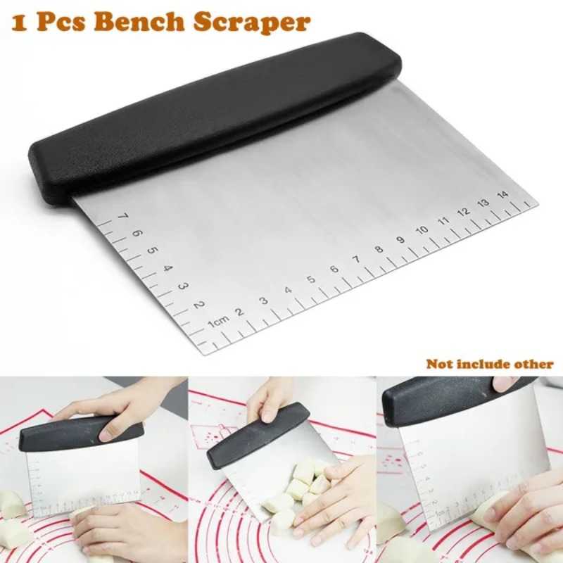Grattoir de banc en acier inox - Bench Scraper Dough avis et prix